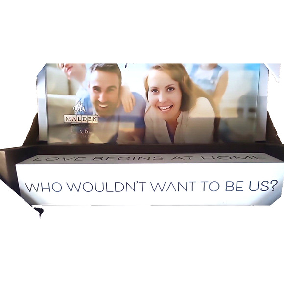 Malden 4x6 Family Spin Quotes Frame "Love Begins At Home" - Picture 3 of 4